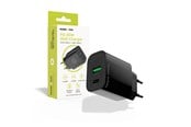 Mobil - Adaptere og ladere - Mobile Origin PD20W Wall Charger MO12 - black - 1 USB-A + 1 USB-C - FRL-PD20W-MO12-BLK