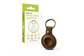 Mobil - Andre tilbehør - Mobile Origin AirTag Leather Keychain A6 midnight brown - MO-ALK-MBRW