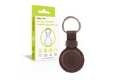 Mobil - Andre tilbehør - Mobile Origin AirTag Outdoor Leather Keychain A7 midnight brown - MO-AOLK-MBRW