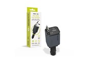 Mobil - Adaptere og ladere - Mobile Origin 4in1 50W Car Charger CA28 - USB-C + USB-A USB-C and Lightning Cable - MO-CCH-CA28