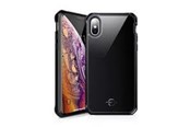 Mobil - Deksel og etui - ITSKINS HYBRID GLASS cover for iPhone XS / X®. Black - APHX-IRIDM-BLCK