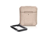Kameravesker - ITSKINS FERONIABIO cover for AirPods® (1st. and 2nd. gen.). Natural - APAI-SPBIO-NATU