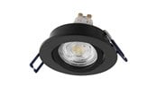 Smarthus - Osram SMART+ MATTER LED Spot Recess GU10 Adjustable 4.7W RGBW Black - 4058075853751
