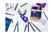 Skrive- & Tegneverktøy - American Tombow ABT - twin-tip brush pen - assorted galaxy colors (pack of 10) - ABT-10C-3