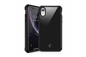 Mobil - Deksel og etui - ITSKINS HYBRID GLASS cover for iPhone XR®. Black - AP61-IRIDM-BLCK