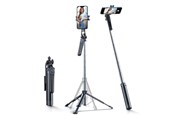 Mobil - Andre tilbehør - Wozinsky Selfie stick WC1Y70S telescopic tripod 1.7m with phone holder - black - 5907769384554