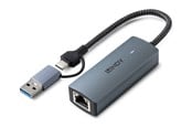 Nettverksadapter - Lindy USB 3.2 Gen 1 to 5G Ethernet Converter - 43415