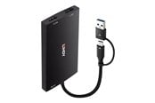 Skjermkabel - Lindy USB Type A and C to Dual HDMI 4K60 Converter - 43430