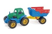 Utendørsleker - Dantoy Recycled Tractor with Trailer - 1435