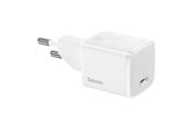 Mobil - Adaptere og ladere - Baseus Cube 20W PD USB-C Wall Charger - White - CCXF-A02
