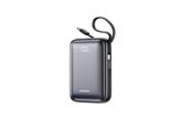 Nødlader - Joyroom JR-PBF29 20000mAh 22.5W Powerbank with Double Cable - Black Nødlader - Svart - 20000 mAh - JR-PBF29-black