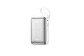Nødlader - Joyroom JR-PBF29 20000mAh 22.5W Powerbank with Double Cable - White Nødlader - Hvit - 20000 mAh - JR-PBF29-white
