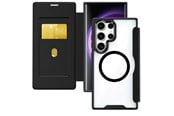 Mobil - Deksel og etui - 4smarts Samsung Galaxy S26 Ultra Urban Pro Flipcase Qi2 ready black - 541780