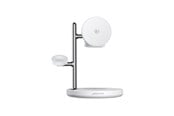 Mobil - Adaptere og ladere - Joyroom JR-W23 Qi2 4-in-1 desktop charger with built-in inductive night light - white - JR-W23