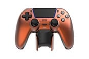Spill - Tilbehør - Deltaco GAMING Metallic Spray-Painted PS5 Wireless Controller with Charging Dock - Wired Controller - Android - GAM-199-ORANGECOPPER