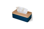 Dekorasjon - Simiu TISSIVA - Paper Dispenser - Square - Navy Blue/Beige - 25 x 14cm - 5714255011722