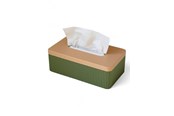 Dekorasjon - Simiu TISSIVA - Paper Dispenser - Square - Olive Green/Beige - 25 x 14cm - 5714255011739