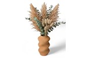 Dekorasjon - Simiu SCRUNCHED - Vase - 21cm - Caramel - 5714255011852