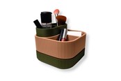 Dekorasjon - Simiu STACKSEY CUBE - Makeup Stand - Olive/Beige - 13 x 16cm - 5714255011999