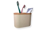 Dekorasjon - Simiu Wall-mounted Toothbrush Holder - Marble/Beige - 5714255012057