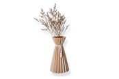 Dekorasjon - Simiu SLOZENA - Pleated Vase - 20 cm - Wood Look - Sand - 5714255012231