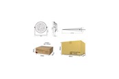Smarthus - Miboxer Havelampe - 15W - RGB-CCT - 2.4GHz RF Zigbee 3.0 - IP66 - 24V - 4038816251374