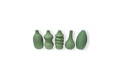 Dekorasjon - Simiu MINI VASES - 8 cm - 5 pcs - Dusty Green - 5714255012460