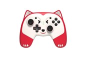 Spill - Tilbehør - Freaks And Geeks Doggy Wireless Controller for children with paddles - red - Wireless Controller - Nintendo Switch - 299127D