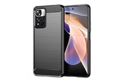 Mobil - Deksel og etui - Hurtel Carbon Case flexible case cover Xiaomi Redmi Note 11 Pro+ 5G (China) / 11 Pro 5G (China) / Mi11i HyperCharge / Poco X4 NFC Black - 5907769337468