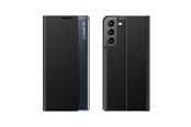Mobil - Deksel og etui - Hurtel New Sleep Case Cover with a stand function for Samsung Galaxy S22 + (S22 Plus) Black - 5907769337895