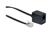 Nettverkskabel - Schwaiger phone extension cable - 10 m - black - Svart - 10m - TVL6332 533