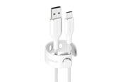 USB - empower by PanzerGlass Racing 60W USB-A to USB-C Cable | USB 2.0 | 1.2M | Silver White - EM30290