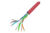 Nettverkskabel - Lanberg bulk cable - 305 m - red - Rød - 305m - LCU6-10CC-0305-R