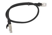 Nettverkskabel - Lanberg patch cable - 50 cm - black RAL 9004 - Svart - 0.5m - PCU6-10CC-0050-BK