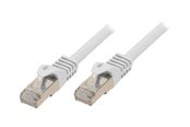 Nettverkskabel - SCONN Shiverpeaks BASIC-S patch cable - 1 m - white - Hvit - 1meter - BS75511-W