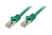 Nettverkskabel - SCONN Shiverpeaks BASIC-S patch cable - 5 m - green - Grønn - 5m - BS75515-G