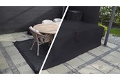 Hageredskaper - Home>it Garden-trekk til hagemøbler, L235xB180xH95 cm, svart - 87136
