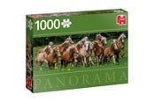 Puslespill - Jumbo Puzzle - Haflinger Horses (1000 pieces) - JUM8827