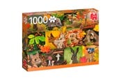 Puslespill - Jumbo Puzzle - Autumn Animals (1000 pcs) - JUM8863