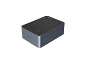 Harddisk - Tilbehør - ORICO 6646C3-C 4-Drive Docking Station with Offline Clone Function 2.5"/3.5" SATA HDD/SSD - Gray - 6646C3-C-EU-GY-BP
