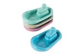 Leketøy - Dantoy Blue Marine Toys Boat Set – 4 pcs - 4960