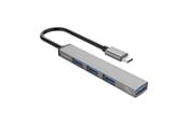 Dokkingstasjon - ORICO AH-13 USB-C Hub Docking Station 1x USB-A 3.0 + 3x USB-A 2.0 - Gray - AH-13-GY-EP