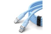 USB - ORICO CDX 60W 3A Power Delivery USB-C - USB-C cable 1m - blue - CDX-60CC-BL-BP