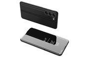 Mobil - Deksel og etui - Hurtel Clear View Case Cover for Samsung Galaxy S23+ Flip Cover Black - 5907769350917