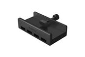 USB-hub - ORICO MH4PU Hub Clamp-Mounted 4x USB-A 3.0 - Black USB-hub - USB 3.0 - 4 porter - Svart - MH4PU-BK-BP