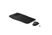 Tastatur - HP 680 Comfort - Tastatur & Mussett - Engelsk - Svart - 8T6L6AA#ABB