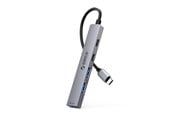 Dokkingstasjon - ORICO YSB4-U2 USB-A/USB-C Hub Docking Station 2x USB-A 2.0 + 1x USB-A 3.0 + 1x USB-C 2.0 + 1x USB-C - Gray - YSB4-U2-GY-BP