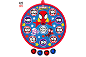Utendørsleker - Spidey and His Amazing Friends Darts balls target game 28cm - 60273