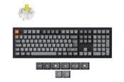 Tastatur - Keychron K10 MAX QMK/VIA Wireless Tri-Mode - Super Banana - Gamingtastatur - Nordisk - Svart - K10M-H4-BO