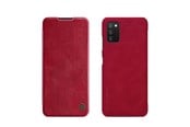Mobil - Deksel og etui - Nillkin Qin Leather Holster Case for Samsung Galaxy A03s Red - 6902048222229